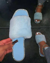 Load image into Gallery viewer, Furry Sandals Slippers For Women
